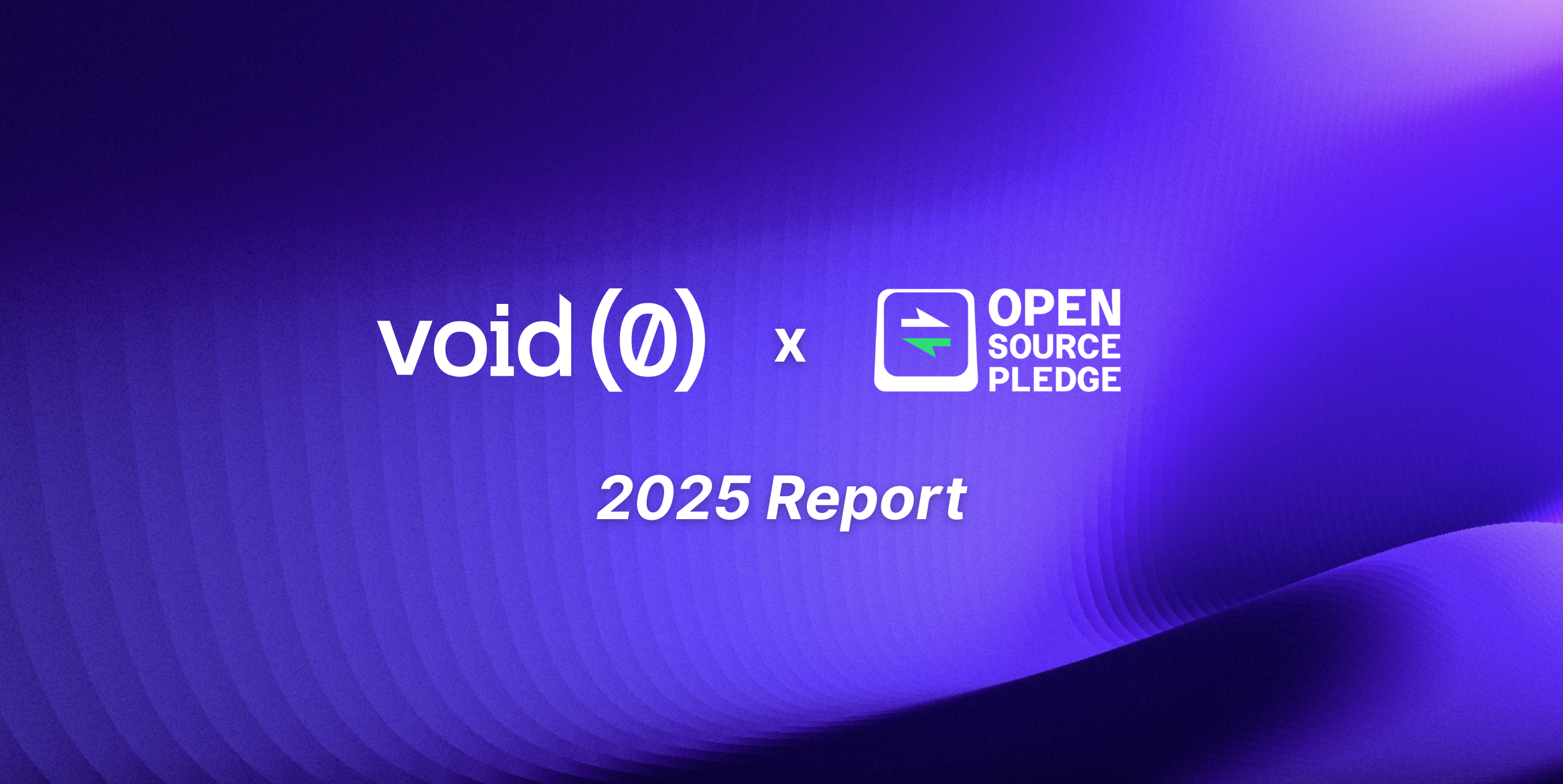 VoidZero's 2025 Open Source Pledge Report
